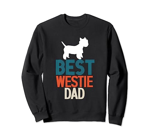 Mejor papá Westie | Propietario de West Highland White Terrier Sudadera