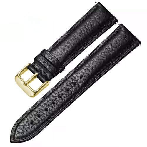Image of Genuine Leather Watch Band Hand-Stitched Texture Padded Italian Leather Strap Quick Release 12mm 13mm 14mm 15mm 16mm 17mm 18mm 19mm 20mm 21mm 22mm 23mm 24mm Replacement Band for Women Men
