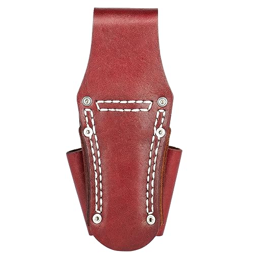 Nktm Tool Pouch, Tool Holster For Belt Garden Tool Belt Leather Electrician’s Pocket Leather Heavy Duty Tool Pouch With 4 Pockets #TOP4