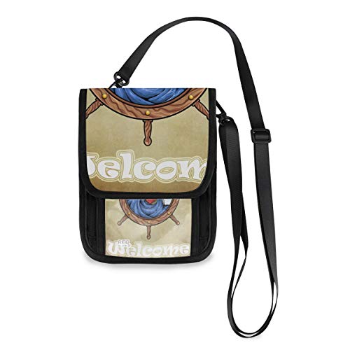 Preisvergleich Produktbild XiangHeFu Handytasche Großes Portemonnaie Geldbörse Geldbörse Willkommen Leuchtturm Damen Kartenhalter