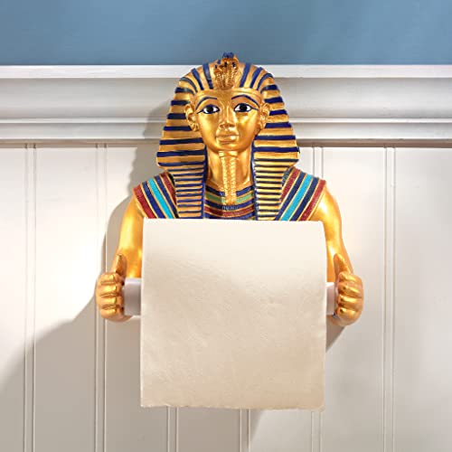 Design Toscano King Tut Royal Bathroom Toilet Paper Holder #TOP3