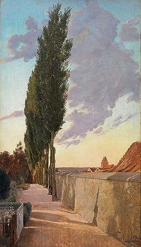 Paysage avec Peupliers TVLAR poster soirée septembre chambre