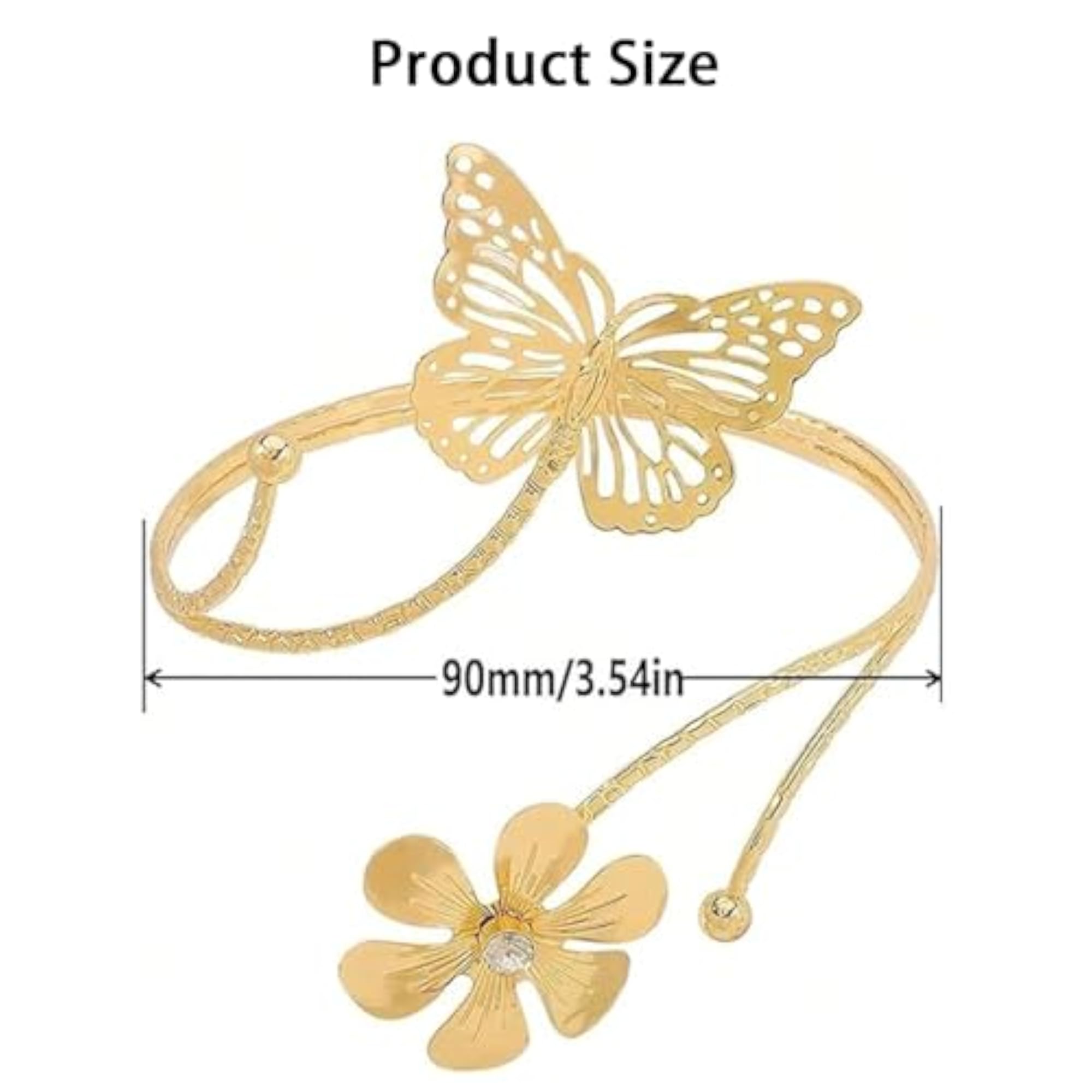 Women's Starfish Arm Cuff Adjustable Bracelet