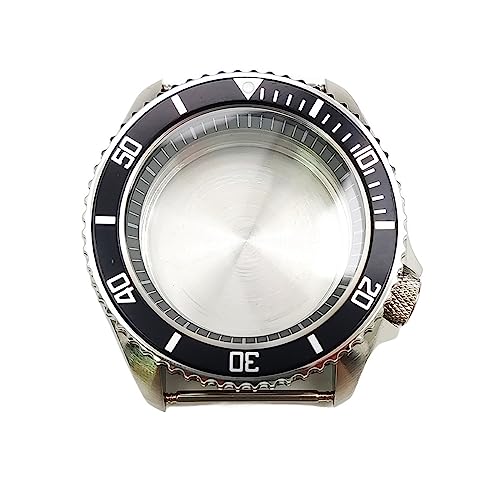 SLAVIK vP[X 42mm XeXX`[P[X `^x[ Effen 316L Roestvrij Staal Tt@CANX^ Voor SKX007 SKX009 NH35 NH36 (Color : A11, Size : Sa