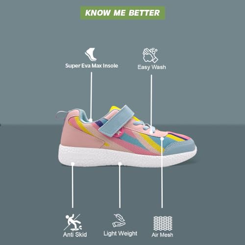 Image of KazarMax Hopits Surge Sneakers Sports Shoes |Running Shoes Lightweight for Girls and Boys