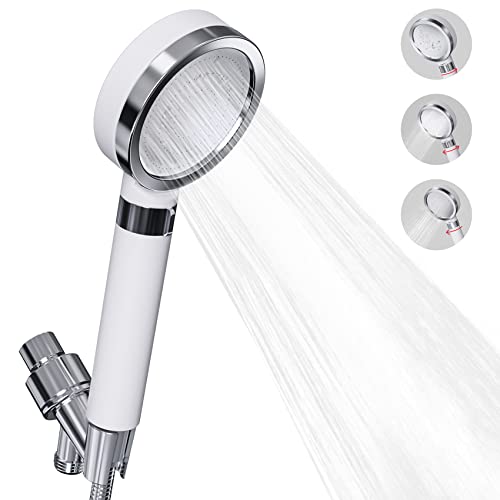 Filtered Shower Head With Handheld, High Pressure Shower Heads With 58” Stainless Steel Hose And Stainless Steel Holder, Remove Chlorine And Harmful Substance #TOP6