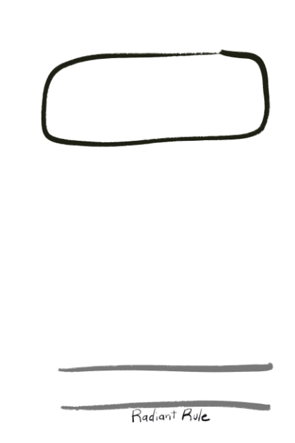 Radiant Rule Journal: Hand drawn lines radiate slightly, fun journal 2 (Fun journals)