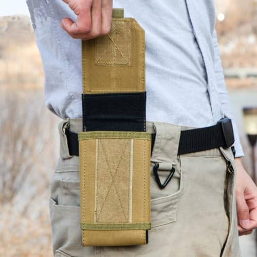 HOUSON Bolsa tática para celular, bolsa de cinto para celular, coldre Molle, bolsa de ferramentas, b