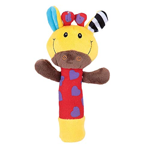Hipengyanbaihu Baton Bebe Jouet En Peluche A La Main Hochet Baton Animal Baton A La Main Hochet Bebe Main Polaire Hochet Dessin Anime Jouets D Eveil Et 1er Age Jouets