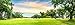 Laminated Beautiful Golf Course Fairway Photo Landscape Panoramic Poster Dry Erase Sign 72x24