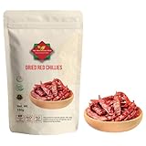 Premium Red Dried Indian Chilies (100G / 3.5Oz) | Authentic Whole Chilis for Cooking | Spice & Flavor | Natural | Sun-Dried | Rich in Heat & Flavor