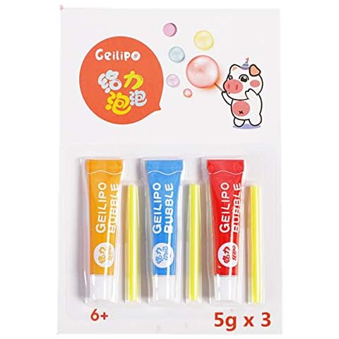 Xuebai Safe Magic Bubble Glue Toy Blowing Colorful Bubble Ball Plastic Balloon Magic Bubble Glue A# Cover
