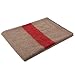 Rothco Swiss Style Wool Blanket, Tan/Red Stripe