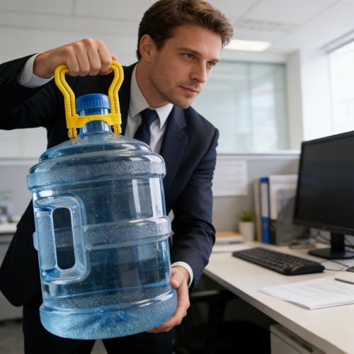 Mango para botella de agua portátil, ayuda de elevación para camping, senderismo y hogar 7
