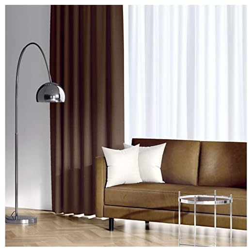 ECOTEX Polyester Cotton Solid Room Darkening Blackout Long Door Curtains - Set of 2 (9 Feet , Teak Brown)