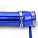 BARTOO 3 Inch Cold Air Intake Filter Pipe Curve Pipe, Aluminum Air Intake Elbow for Car Truck Turbo Piping, Blue