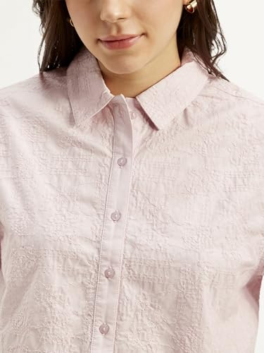 Image of Levi's Women's Textured Spread Collar Shirt