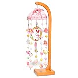 【つるし飾】【ひな人形】傘付うさぎと花の吊るし飾り「スタンド付」【吊るし雛】【ケースつるし雛】