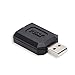 Syba external USB Stereo Sound Adapter for Windows, Mac, Linux Extra Audio Source with 3.5mm Audio Mic Jack C-Media Chipset