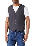 JACK & JONES Men's JPRFRANCO Waistcoat Anzugweste, Dark Grey Melange/Fit:Slim FIT, 54