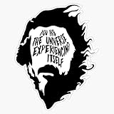 Alan Watts You Are the Universe Experiencing Itself Bumper Sticker Vinyl Decal 5 inches