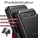 Wiederaufladbares weiches Selfie-Licht für Telefon, Kamera, Laptop, 3000 mAh tragbares LED-Licht für Bilder, Telefon-Lichtclip für Selfie, Vlog, TikTok, Make-up, Videokonferenz