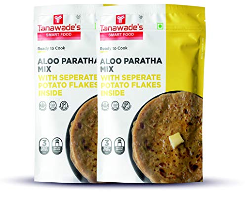 Tanawade’s Smart Food Instant Aloo Paratha Mix – Pack of 2 • Read...