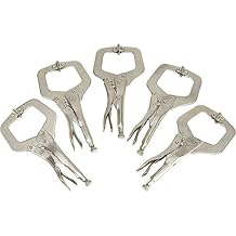 Shop-Tek 5-Pack 11 Swivel Pad LockingC Clamps Set - Sold by Ucostore Only