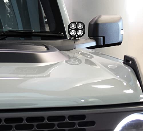 Kit LED 20W iJDMTOY Clear Lens para Ford Bronco 2021+ miniatura 6