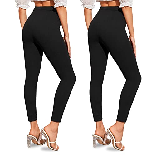 VALKO INDUSTRY Leggins Térmicos Mujer - Leggings Invierno - Leggins Afelpados - Leggin Negro -...