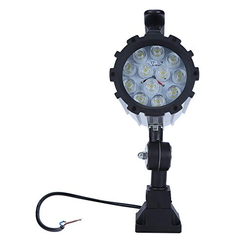 TANIQIACA 12W 24V Waterproof CNC Machine 12LED Working Light Lamps Short Arm Lighting for Industrial Tool