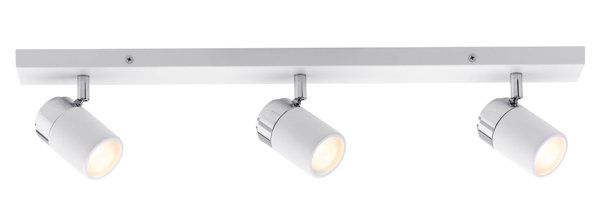 Paulmann 66713 Spotlight Zyli IP44 Balken max 3x10W GU10 Weiß/Chrom 230V Metall Deckenleuchte