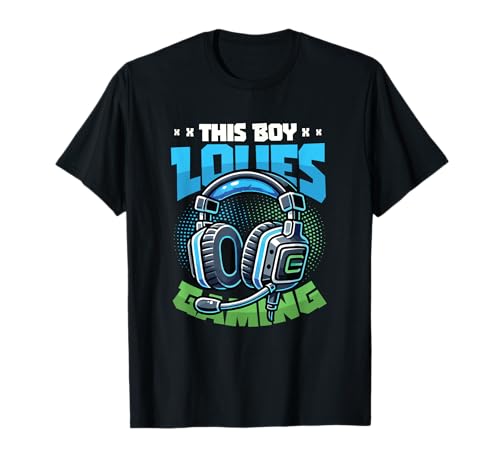 Este chico ama los juegos de video juegos para niños Camiseta