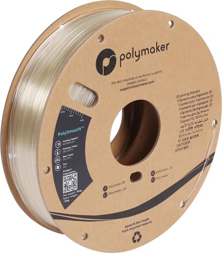Polymaker PJ01011 PolySmooth Filament PVB polierbar 1.75mm 750g Transparent 1 pc(s)