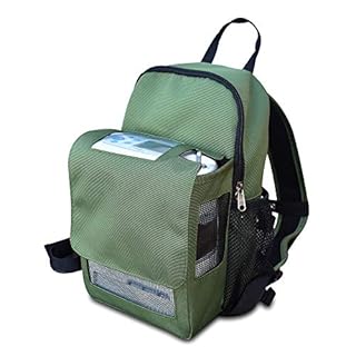 O2TOTES® Inogen One G5 & Rove 6 Backpack - Ultra-Lightweight (<1 lb), Breathable Mesh Pocket, Zippered Bottom & Adjustable Padded Straps