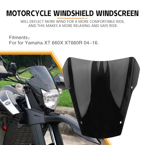 Visière pare-brise Yamaha XT660 R déflecteur de vent aérodynamique et anti-vibrations - 3