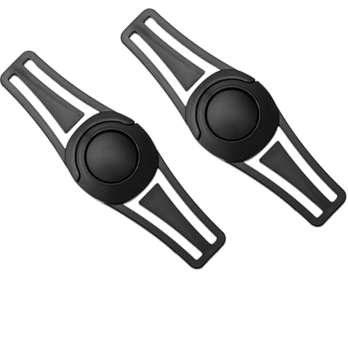 UOCAI - 2 Clips de Sécurité pour Siège Auto Enfant, anti-détachement ceinture clip ceinture sécurité bébé fixation poitrine siège auto attache anti-glissement Compatible sièges & poussettes Utilisation facile