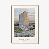 Johor Bahru Print, Johor Bahru Photo Poster, Johor Bahru Travel Wall Art, Johor Bahru, Johor Bahru Photography Print, Malaysia