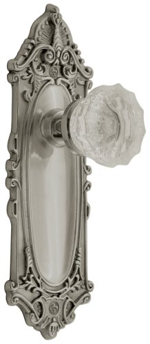 Nostalgic Warehouse Victorian Plate & Interior Crystal Door Knob