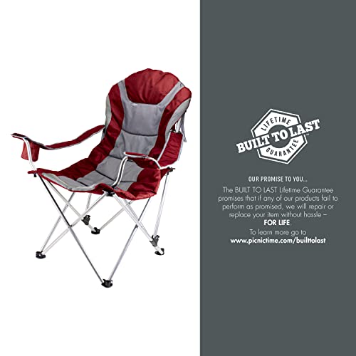 Image of Picnic TIME NFL Unisex-Adult NFL Reclining Camp Chair, Beach Chair for Adults, Sports Chair with Carry Bag