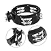 Hoement Tambourine Hand Bell for Adults Drum Supply Musical Instrument Hihat Bell