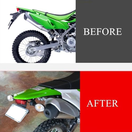 Support de Plaque d'Immatriculation Moto Style Épuré pour Ville et Trail - 3