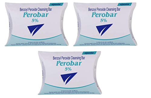 Image of Perobar 5% Cleansing Bar - 75 g (Pack of 3)