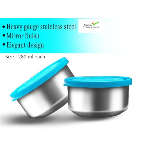 Image of CrossPan Smart Stainless Steel Lunch Box /Tiffin Box with Sleek Water Bottle for Office, School, College, Travel
