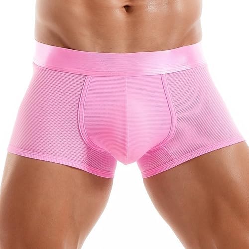 Men’s Underwear Boxer Briefs Mesh Breathable Soft Comfortable Underwear Boxer Briefs for Men2