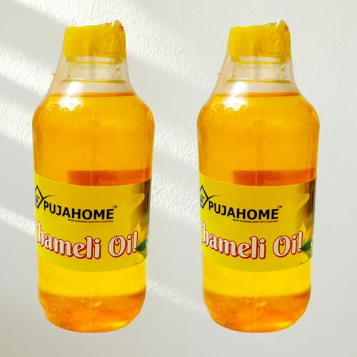 Image of Chameli Oil for Pooja - 200 ml, Pack of 2 | Jasmine Fragrance For Puja and Diya | Chameli Pooja Oil For Hanuman Ji Chola & Aarti, Akhand Deepak, Jyot re write this