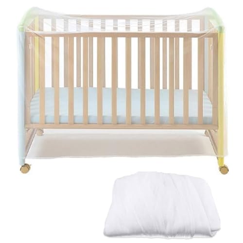Mosquitero Cuna De Bebe,﻿mosquitera para Cuna 135x60x90cm,Portátil Mosquito Net para Cuna,Mosquitero para Las Cunas,para Cochecitos De Bebé,Asientos De Automóviles,Blanco,1 Pieza