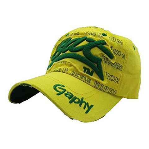 Lavany Men Women's Hats,Adjustable Washed Word Embroidered Cotton Baseball Cap Dad Hat (Green) Cover