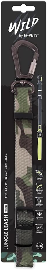 M-PETS WILD JUNGLE LEASH TRAVEL (L-XL)