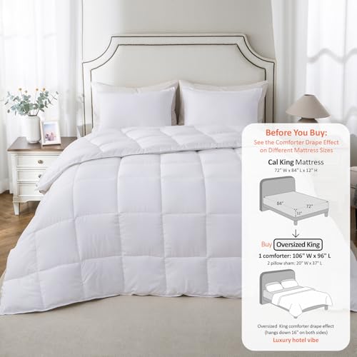 Image of California King Comforter Set, Reversible,Goose Down Alternative,All Season